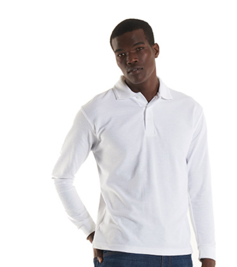 uneek Polo manches longues avec logo uc113