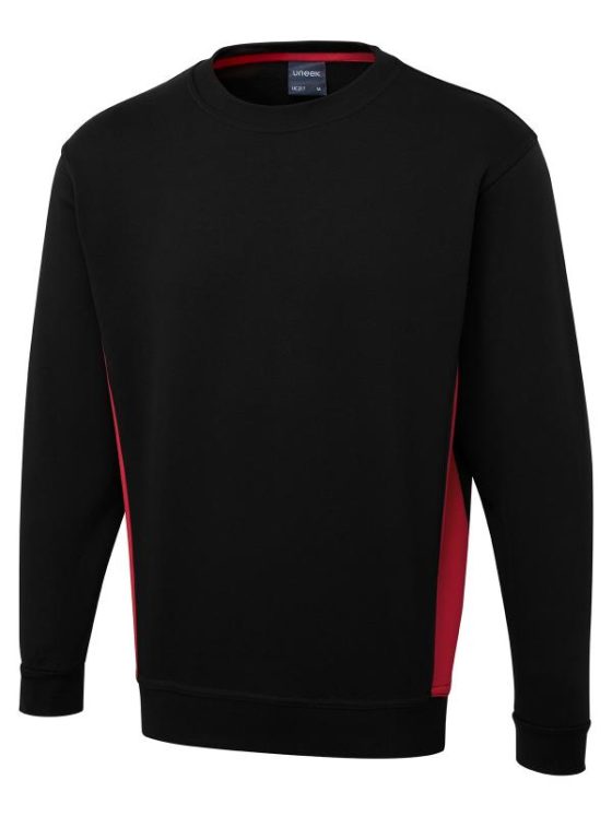 Uneek Sweatshirt Contrasté -  UC217 – Image 3