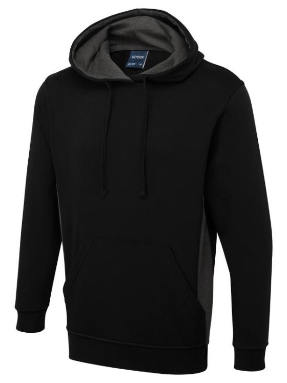Uneek Sweatshirt à Capuche Contrasté - UC517