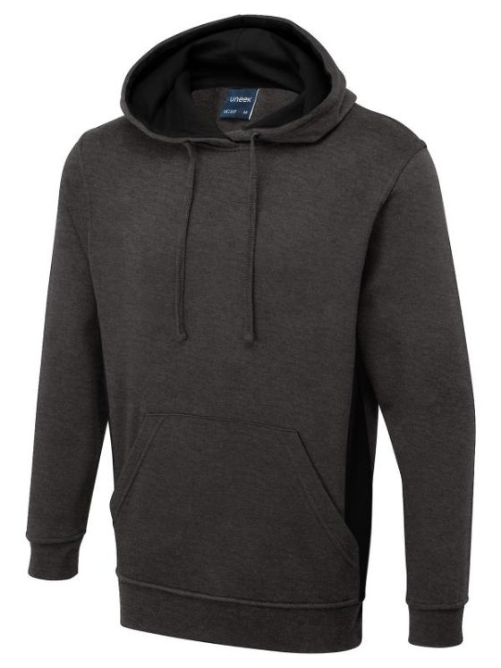 Uneek Sweatshirt à Capuche Contrasté - UC517 – Image 3